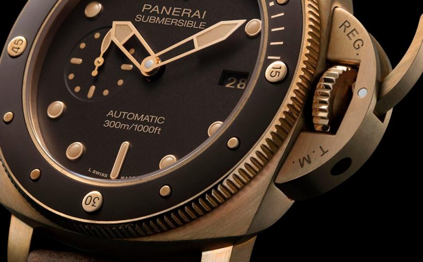 UK Top Replica Panerai Submersible Bronzo Diving Watches Online Changes Appearance Over Time